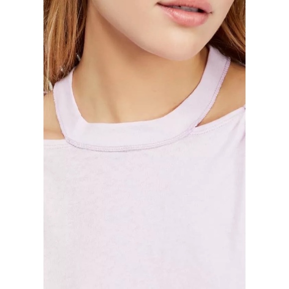 NWT FREE PEOPLE Twist-Shoulder Cut Out Tank Top - Picture 2 of 5